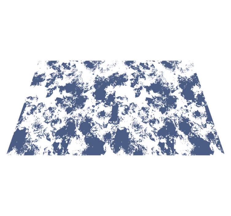 Soyut mavi şekiller orijinal placemats - TenStickers