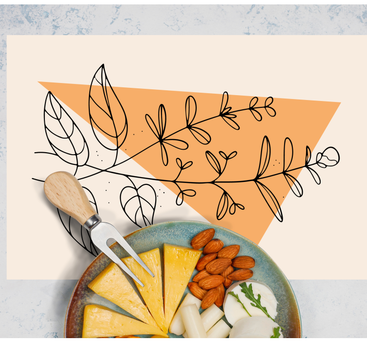 Fransız bahçesi orijinal servis altlıkları - TenStickers