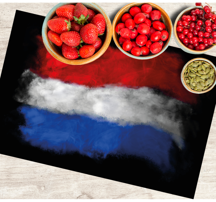 Hollanda bayrağı vinil placemats - TenStickers