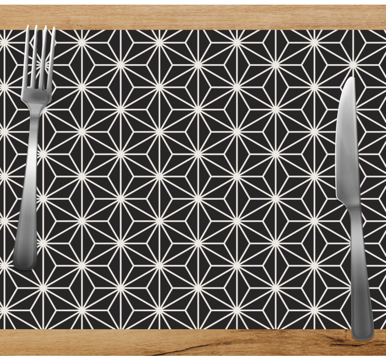 Japon asanhoa desen zarif placemats - TenStickers
