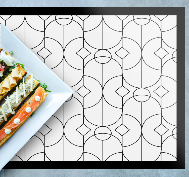 Klasik tarz zarif desen zarif servis altlıkları - TenStickers