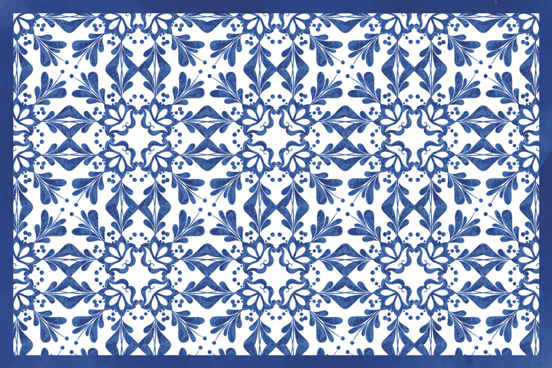 Klasik mavi hidrolik orijinal amerikan servis - TenStickers