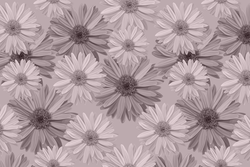 Tropikal çiçek placemats - TenStickers