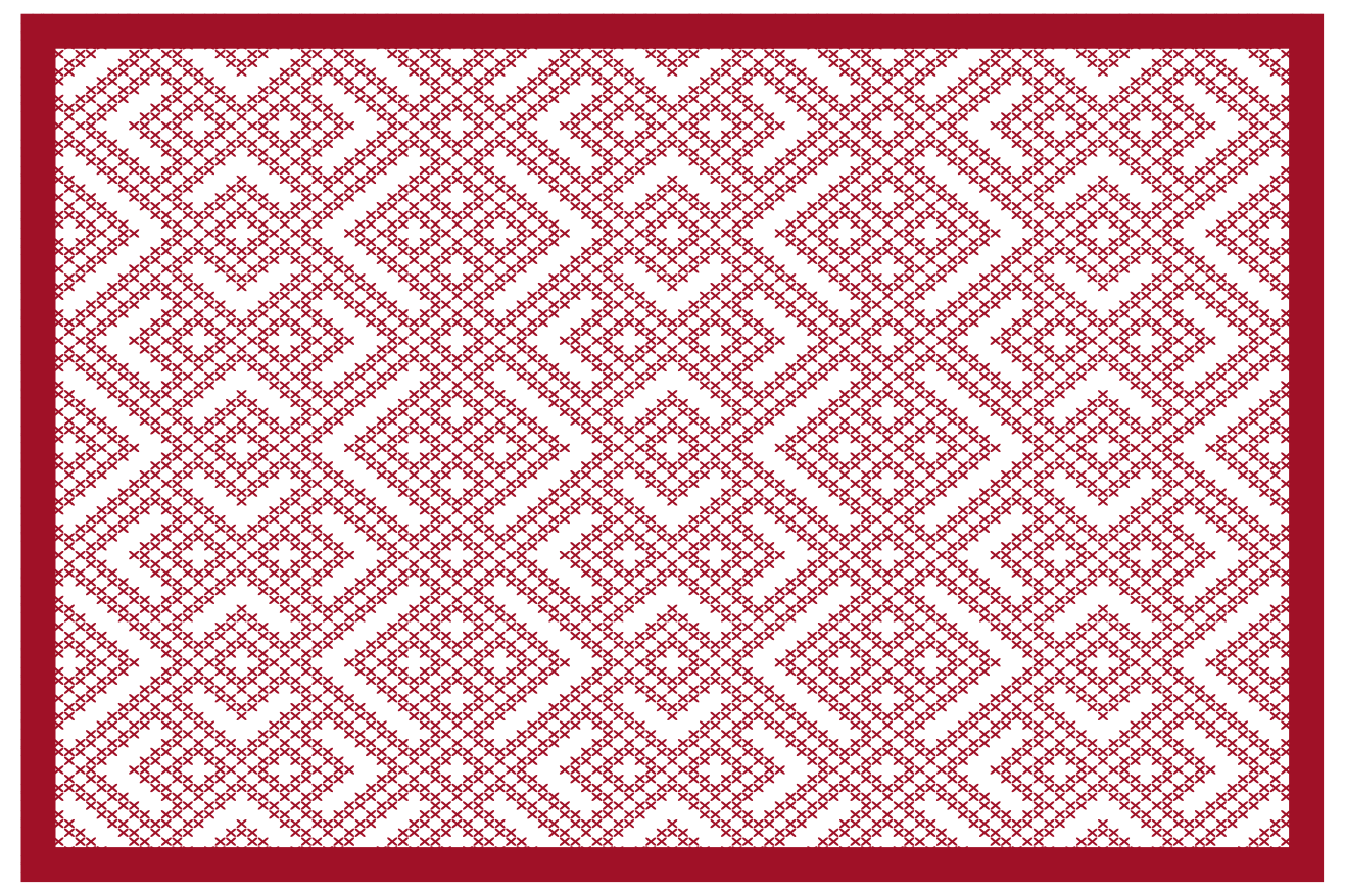 Doku efekti amerikan servis - geometrik desenli doku - TenStickers