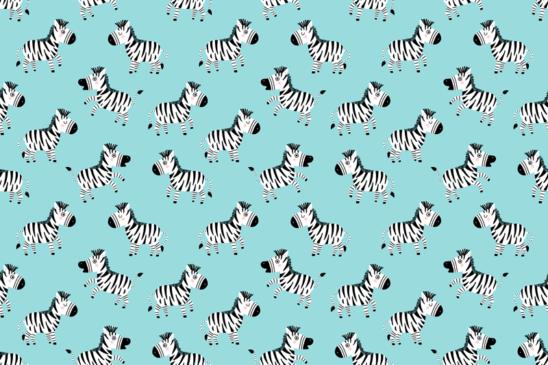 Orijinal amerikan servis zebra desenli yüzey - TenStickers