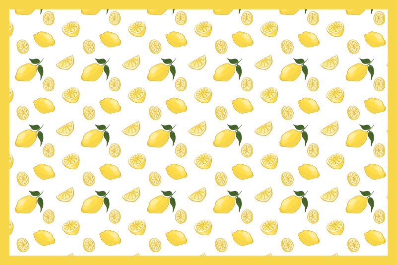 Orijinal amerikan servis limon desenli yüzey - TenStickers