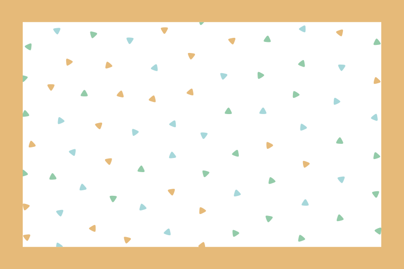 İsimli amerikan servis - Şık Üçgen desen - TenStickers