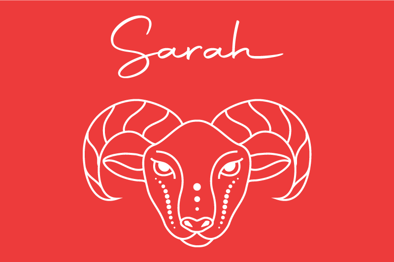 İsimli amerikan servis - stilize koyun İllüstrasyonu - TenStickers