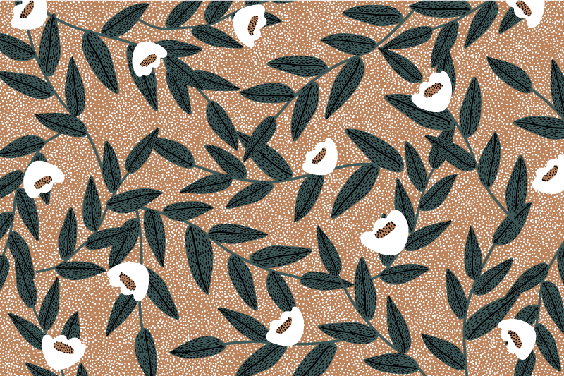 Doku efekti amerikan servis yaprak deseni masa örtüsü - TenStickers