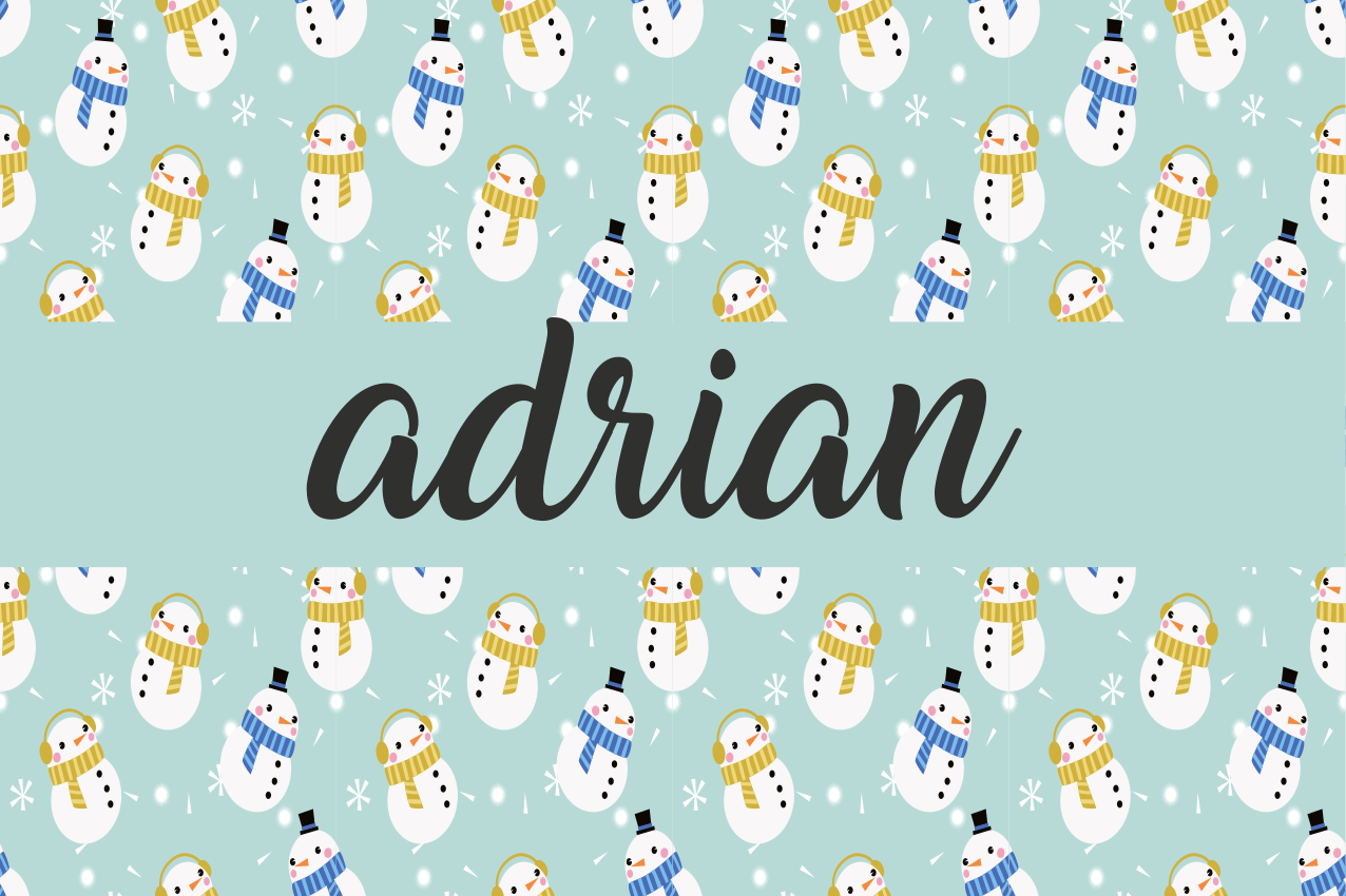 Noel amerikan servis kişiye Özel kardan adam tasarımı - TenStickers