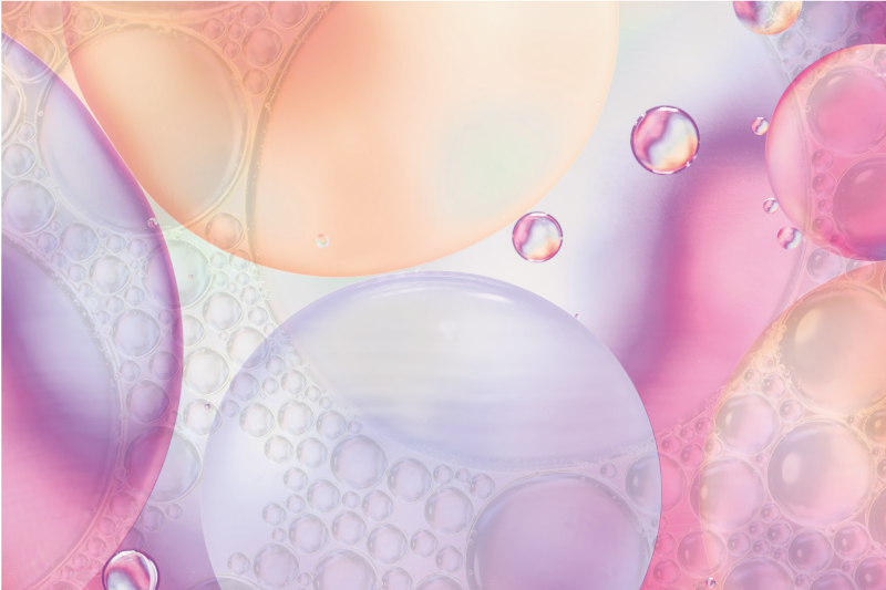 Doku efekti amerikan servis renkli kabarcıklı yüzey - TenStickers