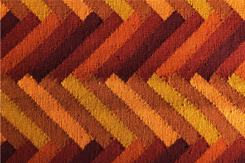 Doku efekti amerikan servis - canlı geometrik motif - TenStickers