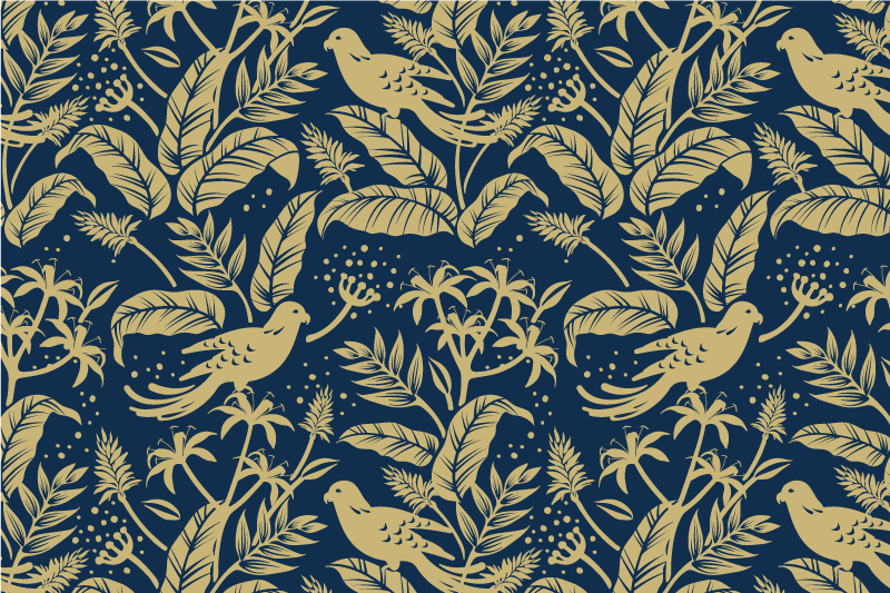 Orijinal amerikan servis zarif yaprak motifi - TenStickers