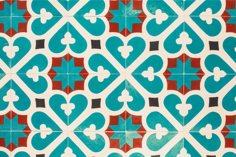Doku efekti amerikan servis - canlı geometrik konsept - TenStickers