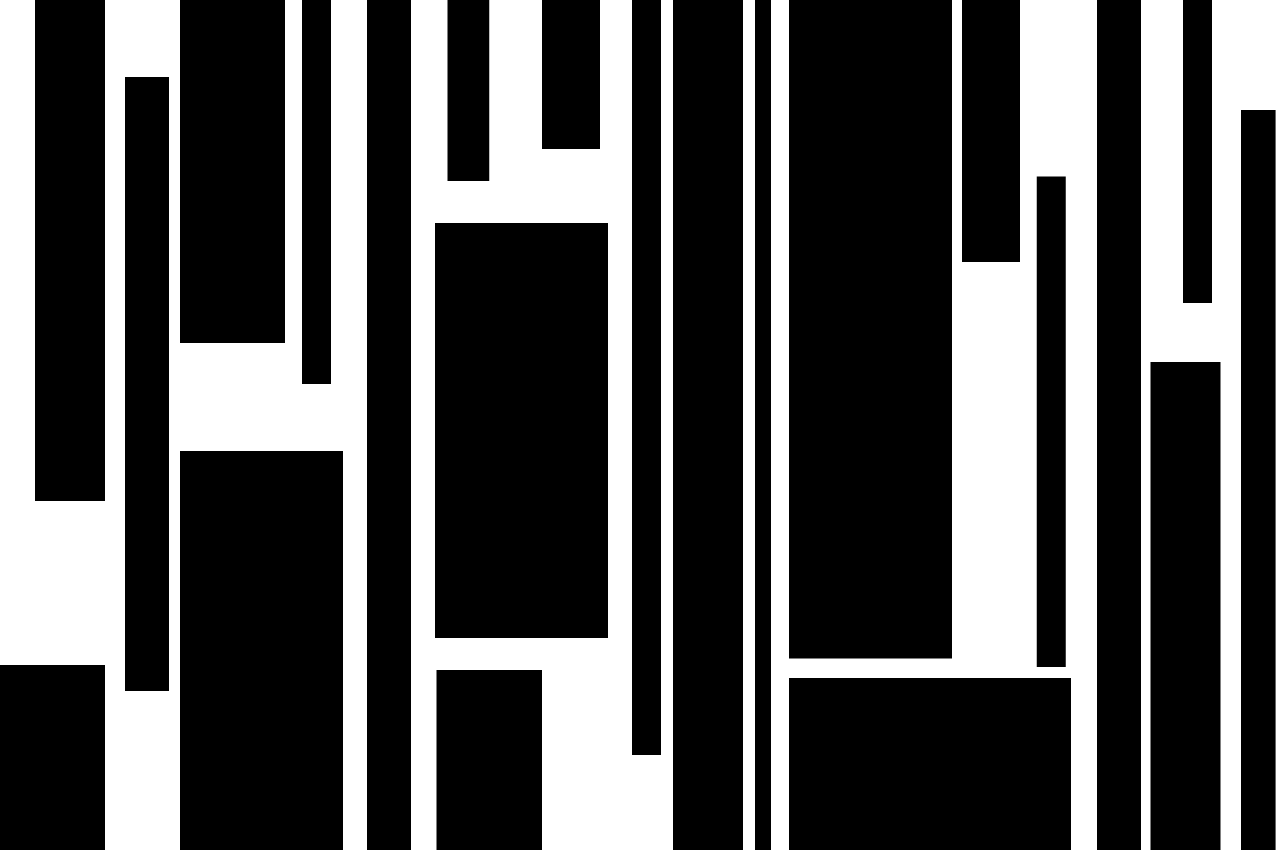 Modern amerikan servis - geometrik masa düzeni - TenStickers