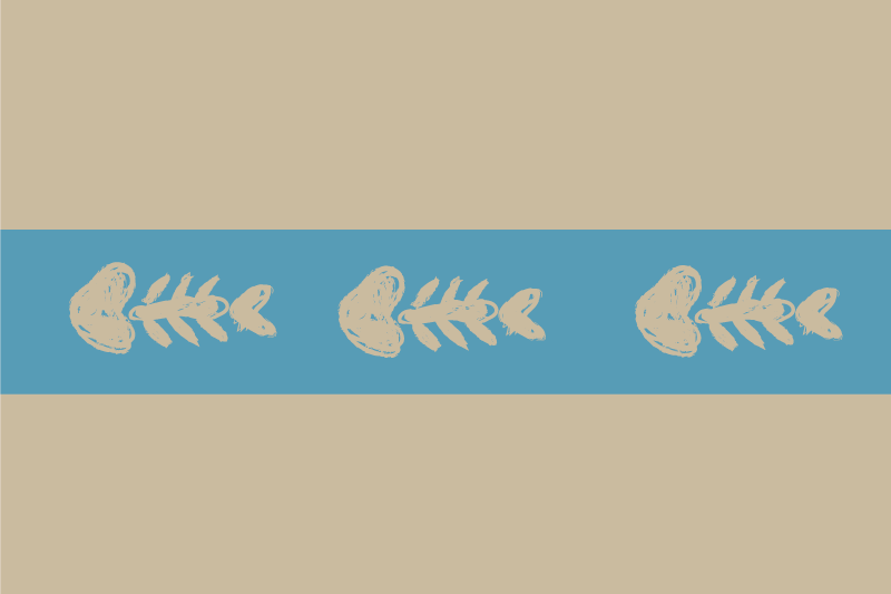 Orijinal amerikan servis - eşsiz balık kemiği deseni - TenStickers