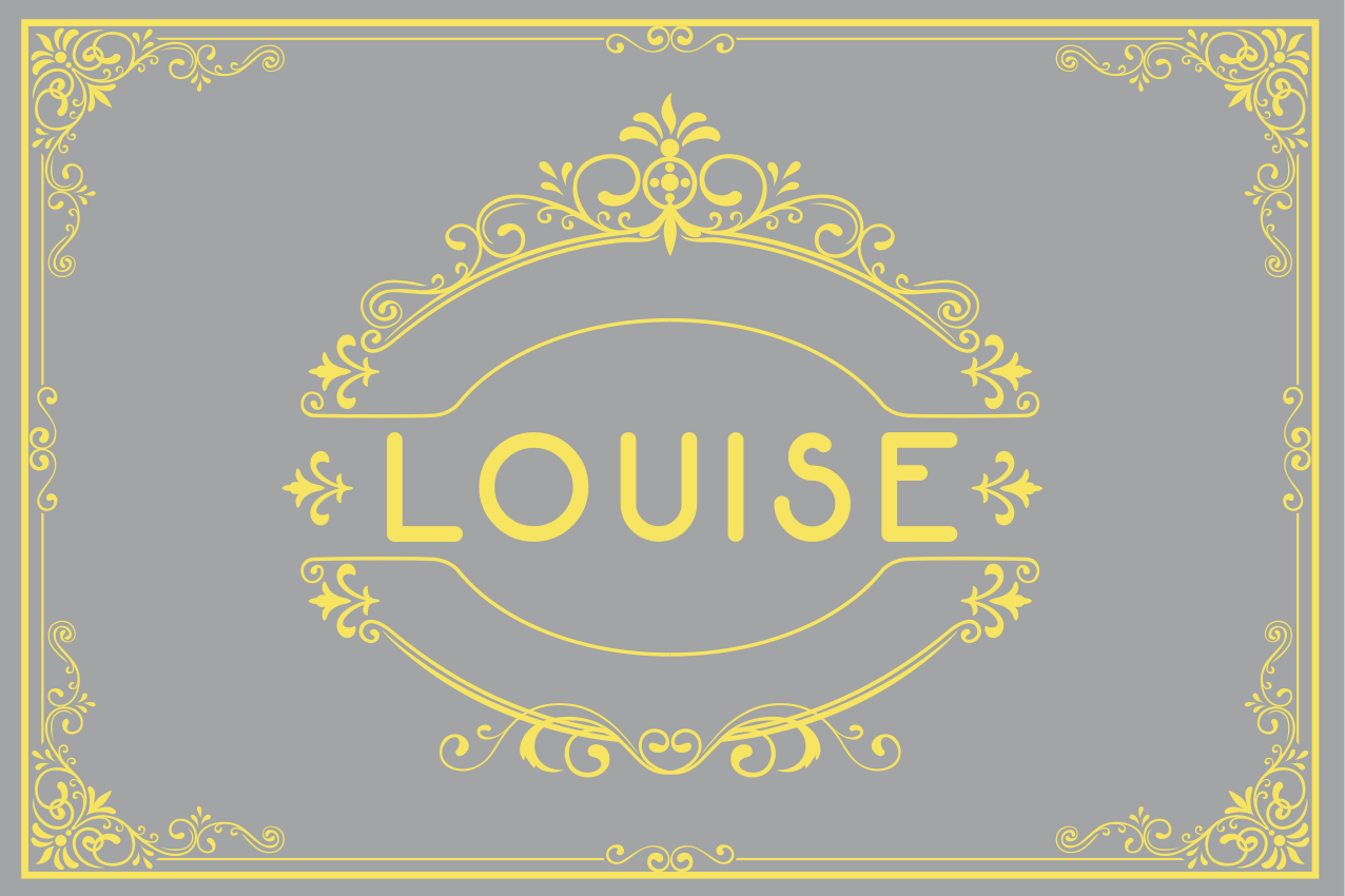 İsimli amerikan servis - Şık İsim gösterimi - TenStickers