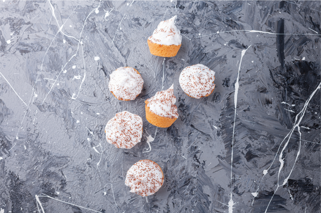 Orijinal amerikan servis lezzetli mini kekler - TenStickers