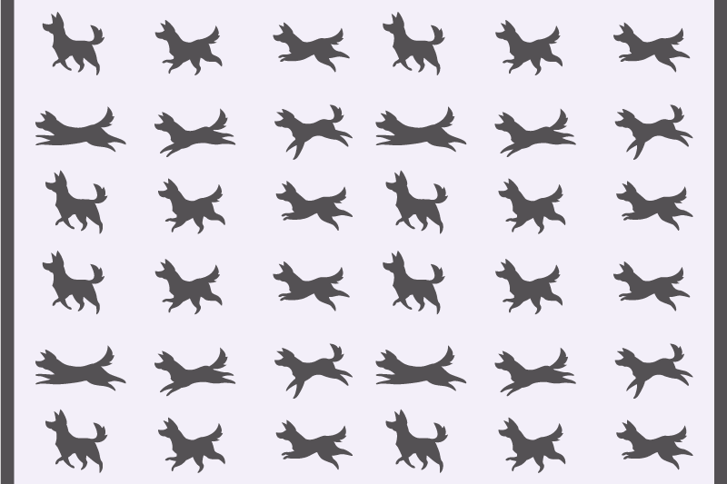 Orijinal amerikan servis Şık köpek deseni - TenStickers