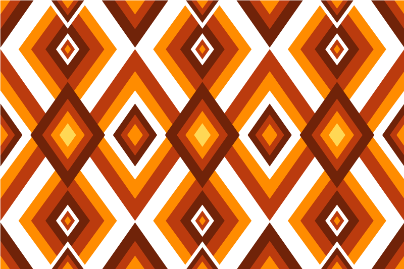 Orijinal amerikan servis - geometrik elmas deseni - TenStickers