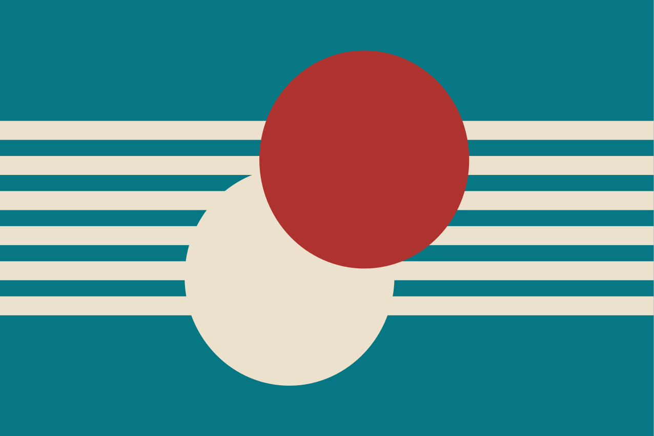 Modern amerikan servis - soyut renkli Şekiller - TenStickers