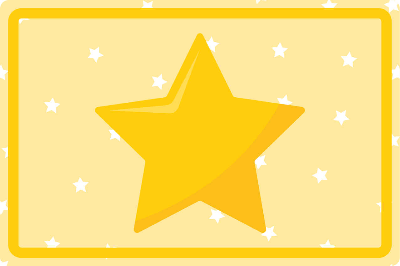 Çocuk amerikan servis renkli yıldız Şekli - TenStickers