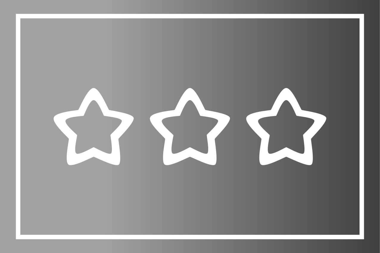 Modern amerikan servis yıldız derecelendirme gösterimi - TenStickers