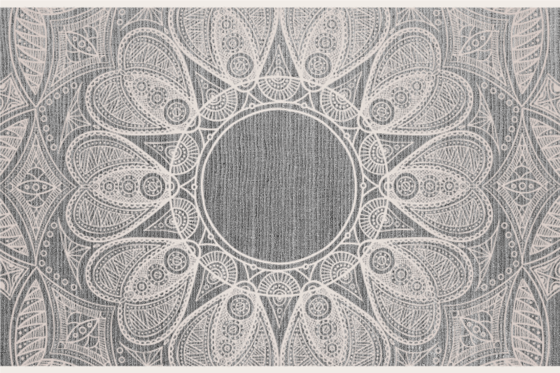 Doku efekti amerikan servis - karmaşık mandala desenleri - TenStickers