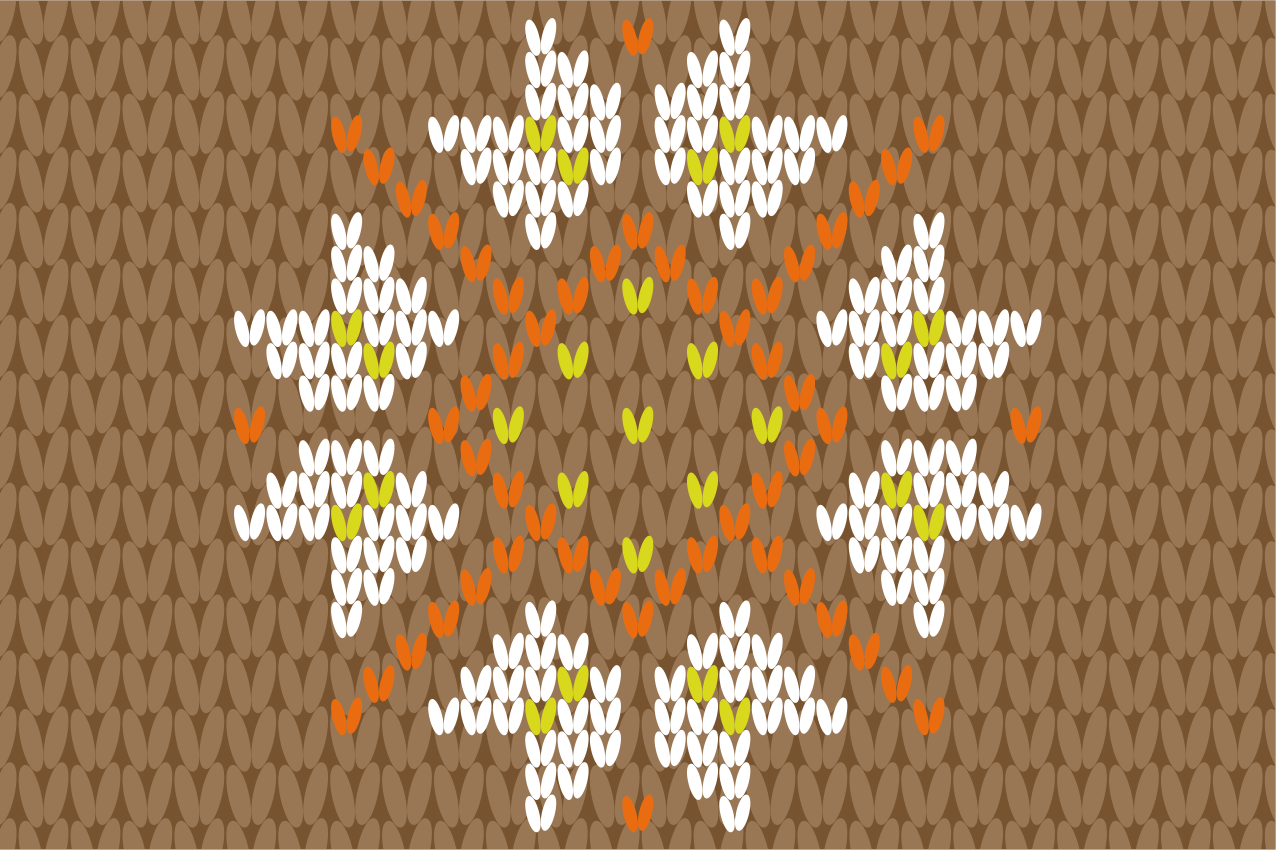 çiçekli bej doğal elyaf dokulu servis altlıkları - TenStickers