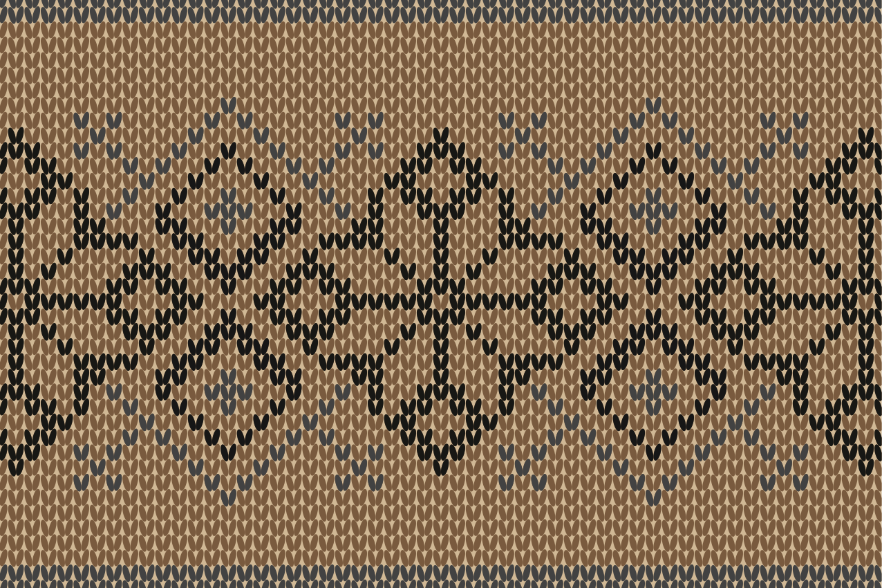 Doku efekti amerikan servis - geometrik desen ile kontrast - TenStickers
