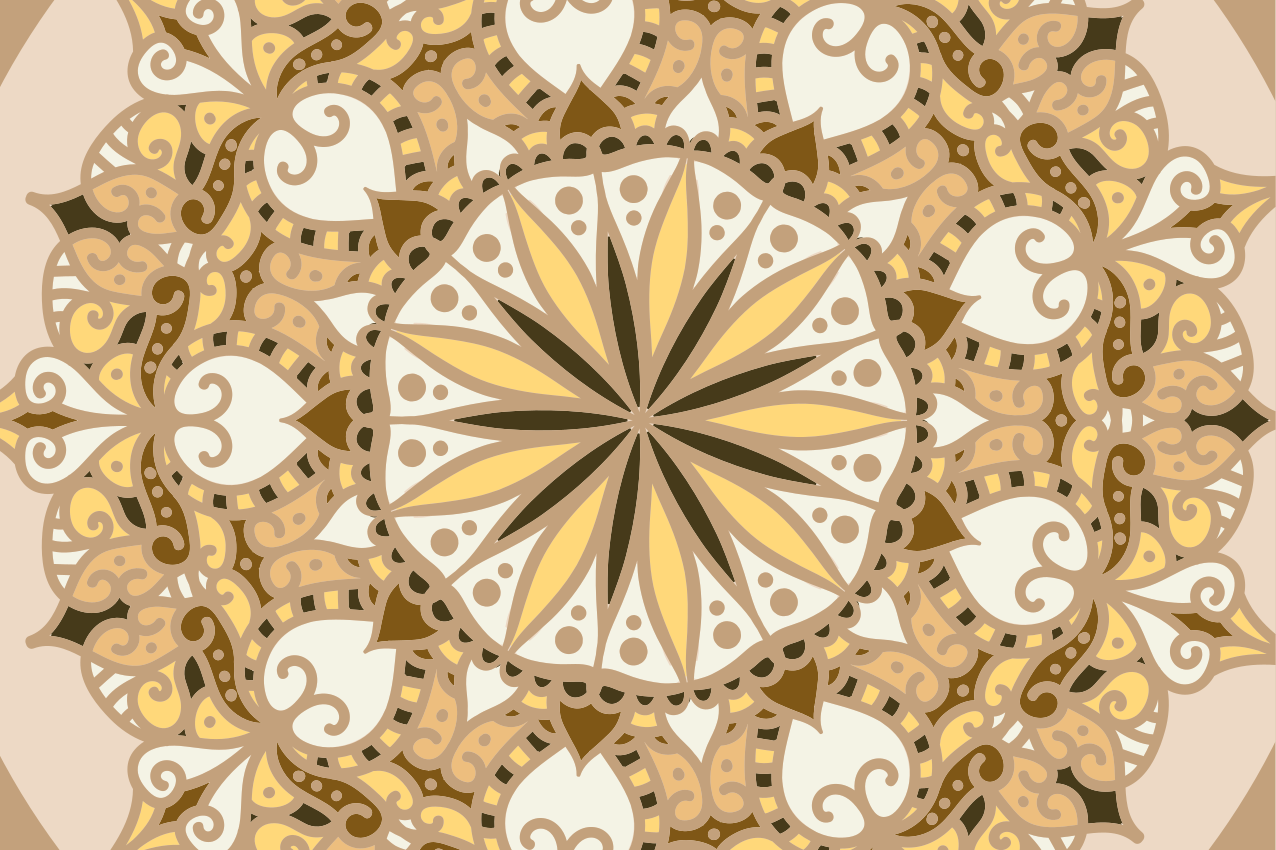 Orijinal amerikan servis - karmaşık geometrik desen - TenStickers