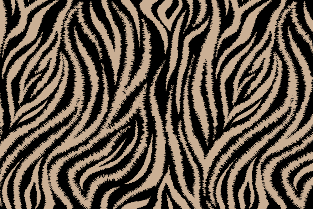Doku efekti amerikan servis zebra desenli yüzey - TenStickers