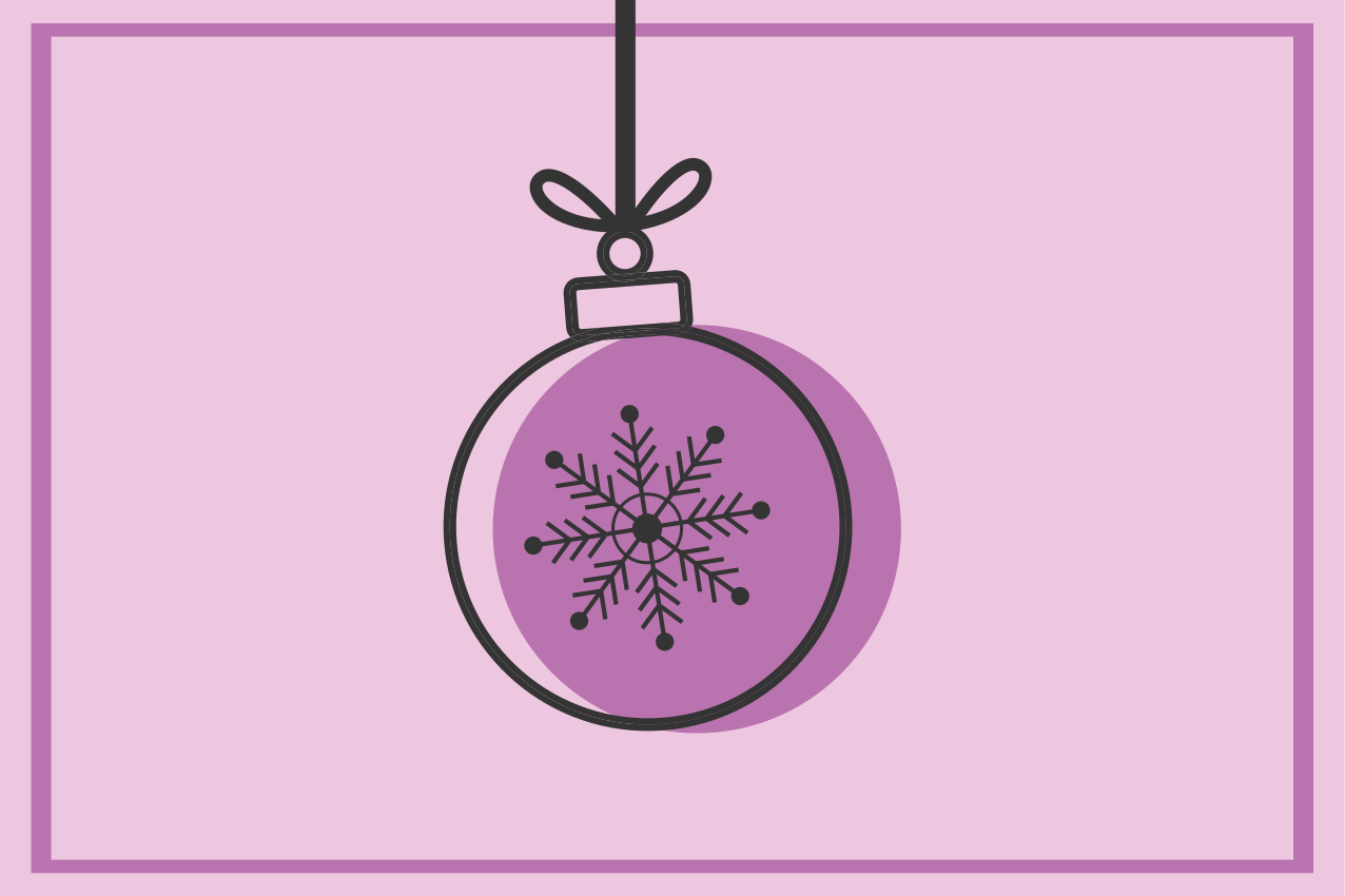 Noel amerikan servis kar tanesi süsleme İllüstrasyonu - TenStickers