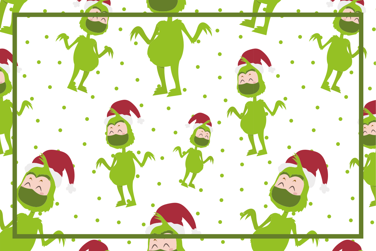 Noel amerikan servis neşeli grinch karakterleri - TenStickers