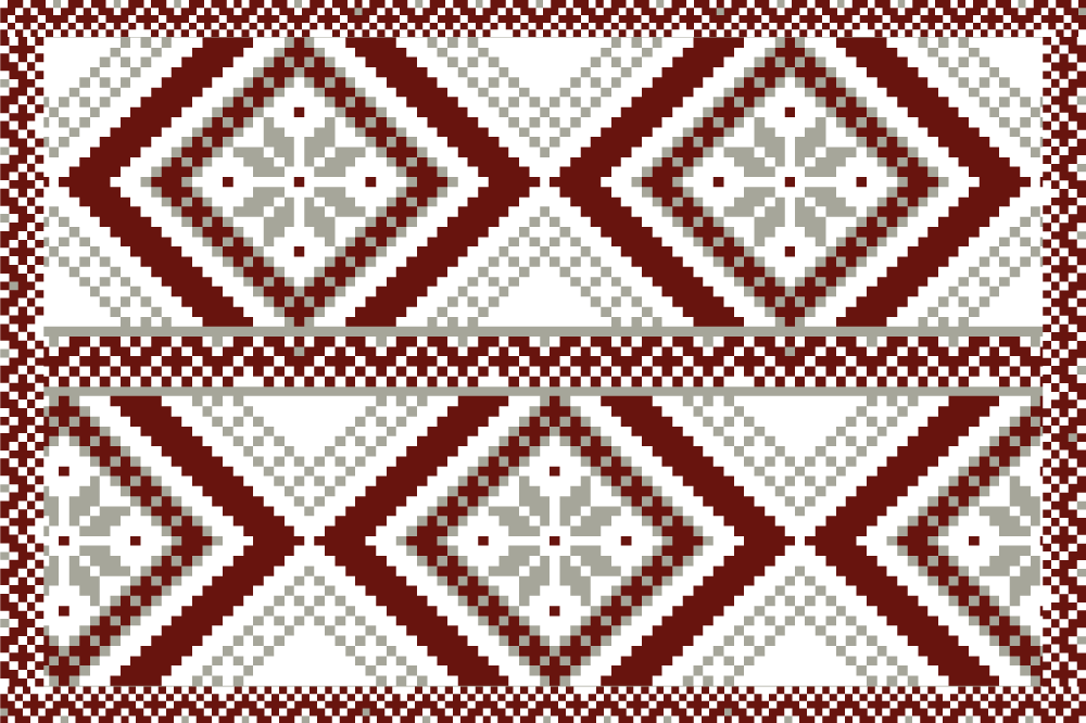 Doku efekti amerikan servis - geometrik doku deseni - TenStickers
