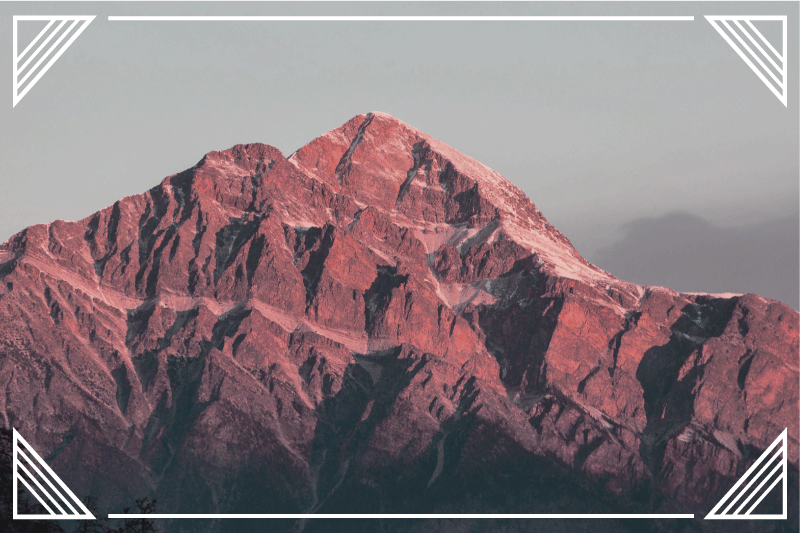 Modern amerikan servis dağ manzarası sakinliği - TenStickers