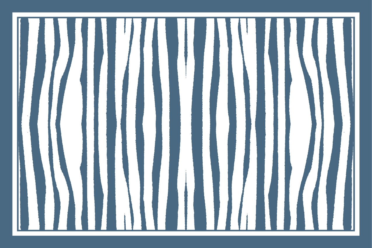 Doku efekti amerikan servis zebra Şerit deseni - TenStickers