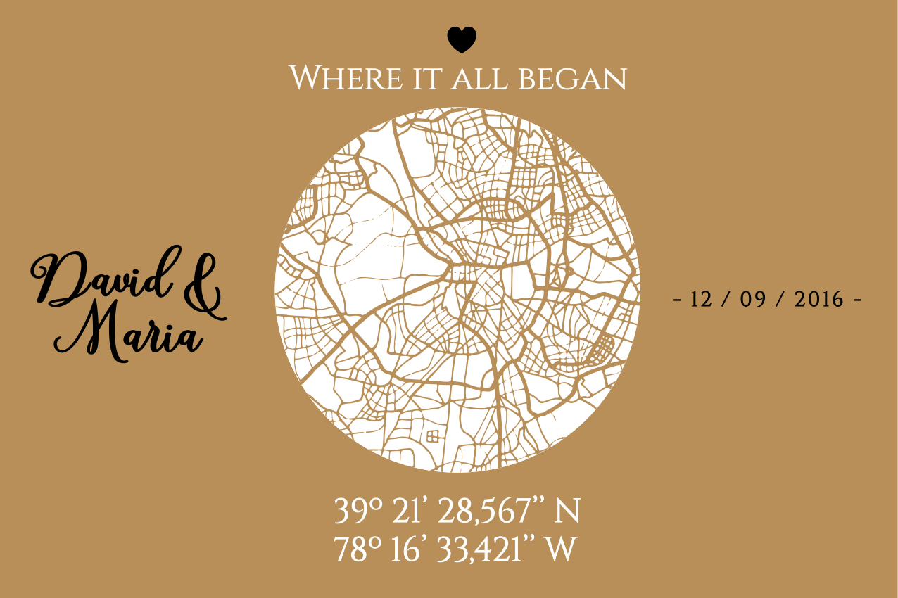 Her şeyin başladığı yer orijinal placemats - TenStickers