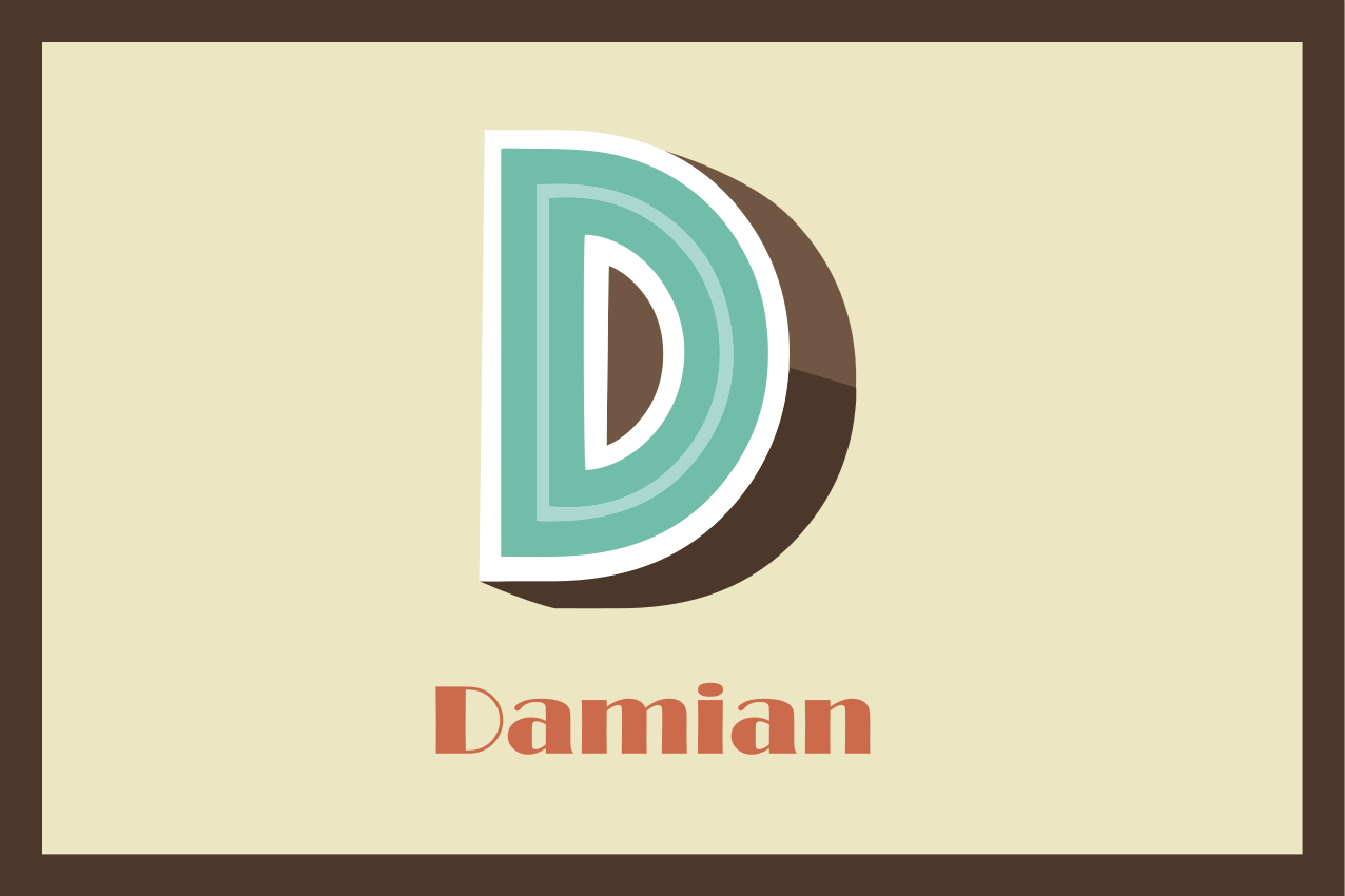 3d harfli kişiselleştirilmiş placemats - TenStickers