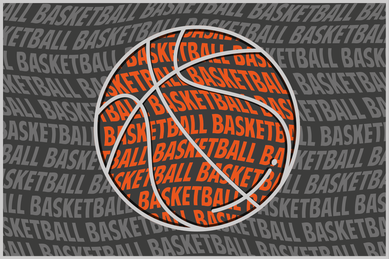 Basketbol topu orijinal masa servis altlıkları - TenStickers