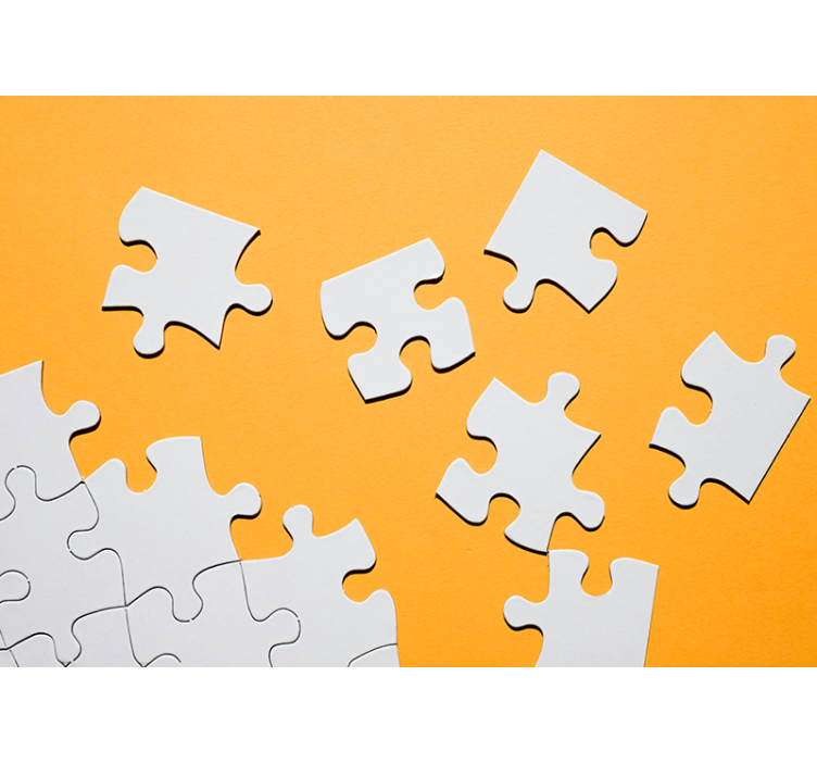 Yapboz parçası soyut duvar resimleri - TenStickers