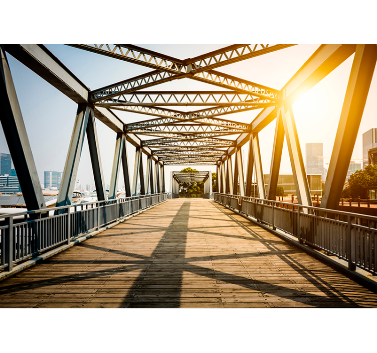 3d etkisi köprü duvar resmi - TenStickers