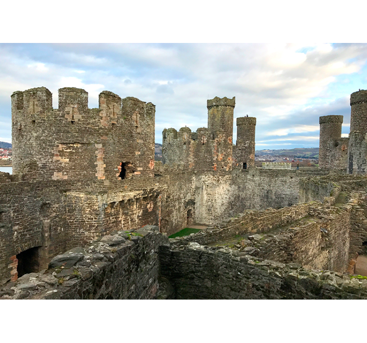 Conwy kale fotoğraf duvar resmi - TenStickers