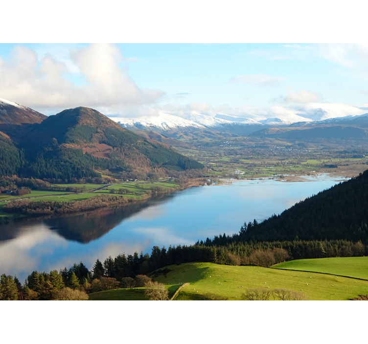 Göller bölgesi göl duvar resmi - TenStickers