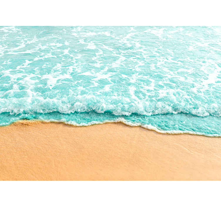 3d dalgalar deniz duvar resmi - TenStickers