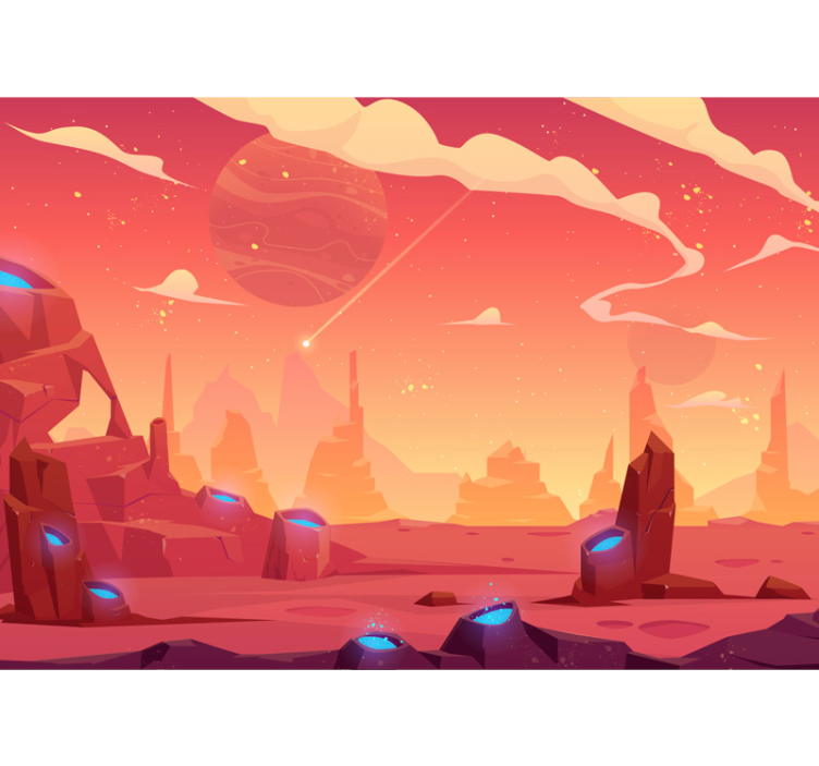 Uzay çocuk duvar resimleri ziyaret - TenStickers