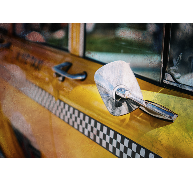 New york duvar resmi İkonik sarı taksi - TenStickers