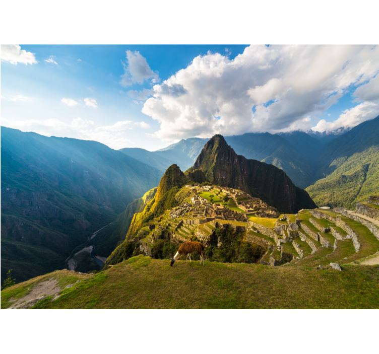 Manzara duvar resim machu picchu panorama - TenStickers