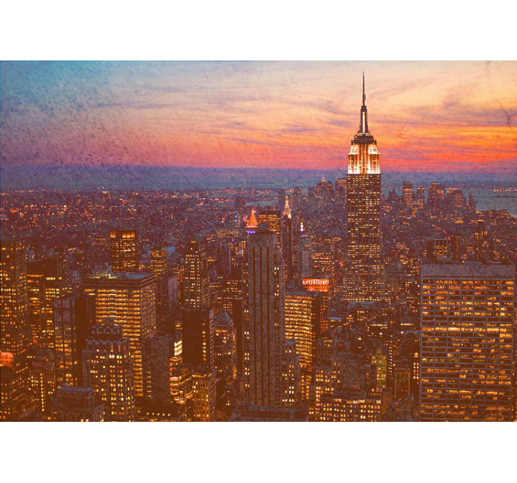 New york of bronce ev ofis duvar resmi - TenStickers
