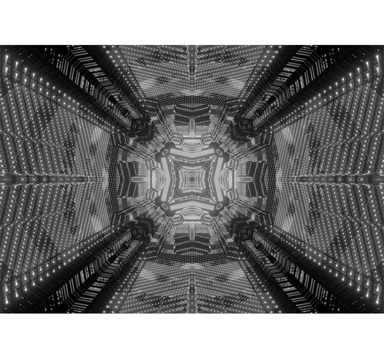 Soyut duvar resim - karmaşık geometrik desenler - TenStickers